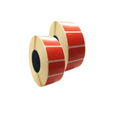 O'z-o'zidan yopishadigan termoqog'oz 30*20 mm, qizil etiketka